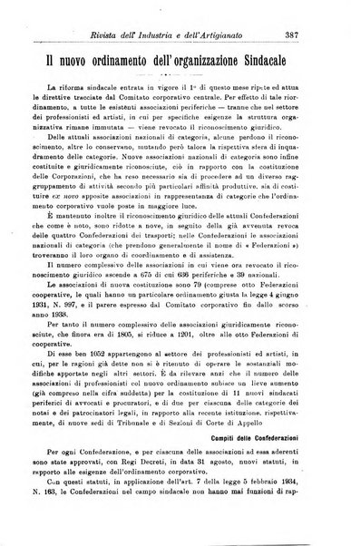 Rivista dell'industria e dell'artigianato organo dell'Unione industriale fascista della Sicilia orientale