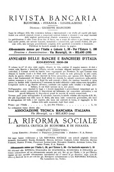 Rivista italiana di statistica economia e finanza