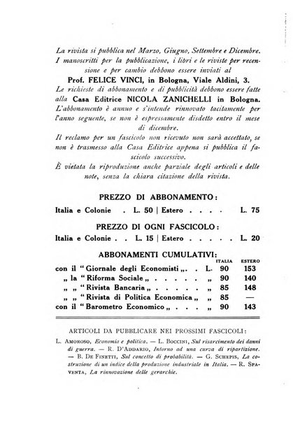 Rivista italiana di statistica economia e finanza