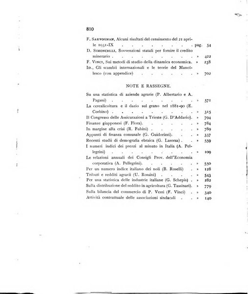 Rivista italiana di statistica economia e finanza