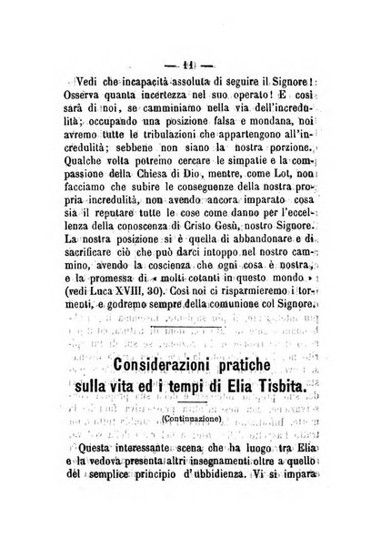 Il dispensatore periodico consacrato allo studio della parola