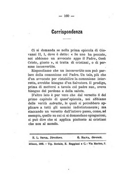 Il dispensatore periodico consacrato allo studio della parola