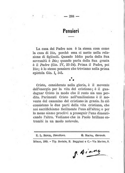 Il dispensatore periodico consacrato allo studio della parola