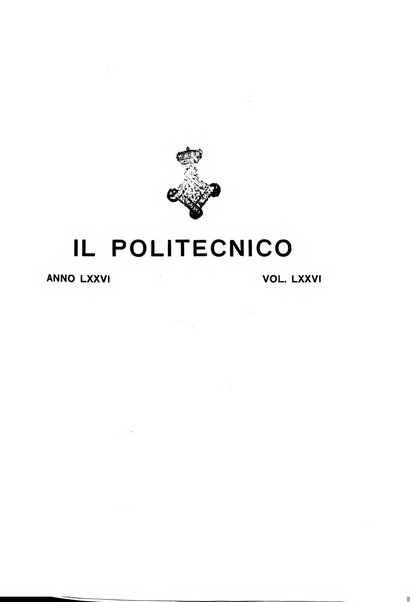 Il politecnico rivista di ingegneria, tecnologia, industria economia, arte