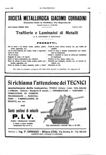 Il politecnico rivista di ingegneria, tecnologia, industria economia, arte