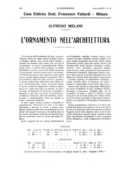 Il politecnico rivista di ingegneria, tecnologia, industria economia, arte