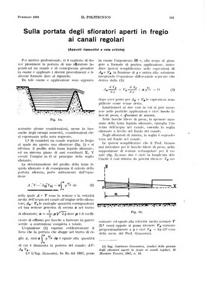 Il politecnico rivista di ingegneria, tecnologia, industria economia, arte