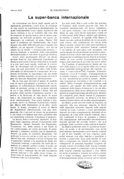 Il politecnico rivista di ingegneria, tecnologia, industria economia, arte