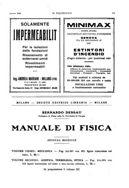 Il politecnico rivista di ingegneria, tecnologia, industria economia, arte