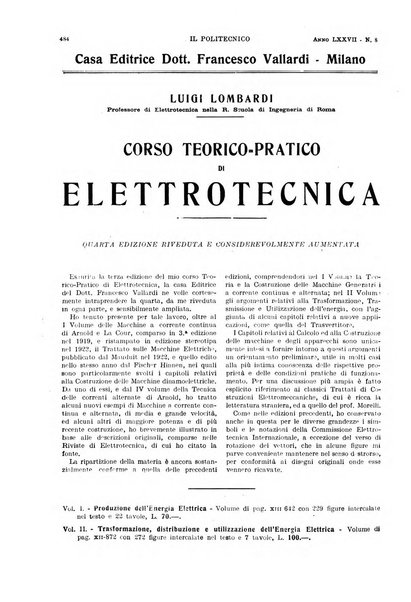 Il politecnico rivista di ingegneria, tecnologia, industria economia, arte