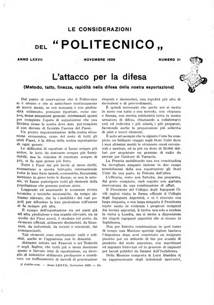 Il politecnico rivista di ingegneria, tecnologia, industria economia, arte