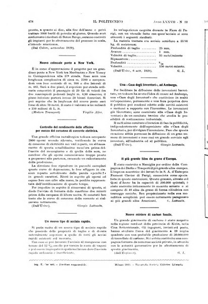 Il politecnico rivista di ingegneria, tecnologia, industria economia, arte