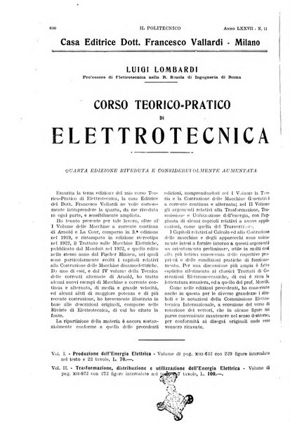 Il politecnico rivista di ingegneria, tecnologia, industria economia, arte