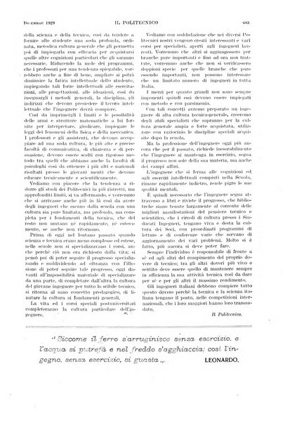 Il politecnico rivista di ingegneria, tecnologia, industria economia, arte