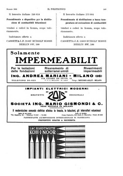 Il politecnico rivista di ingegneria, tecnologia, industria economia, arte