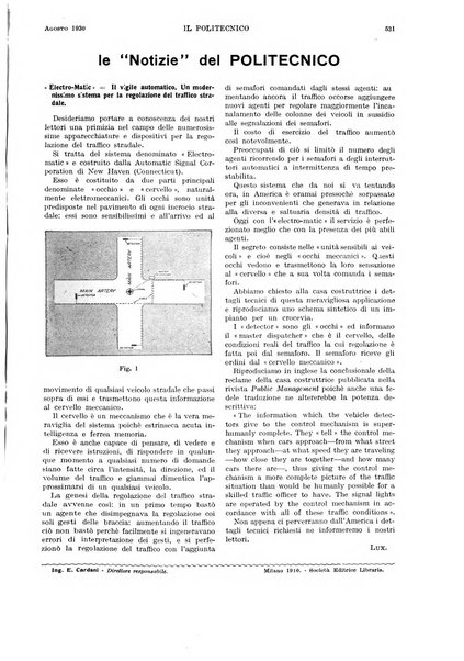 Il politecnico rivista di ingegneria, tecnologia, industria economia, arte