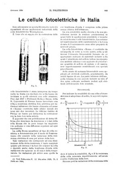 Il politecnico rivista di ingegneria, tecnologia, industria economia, arte