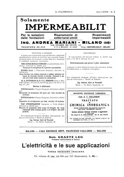 Il politecnico rivista di ingegneria, tecnologia, industria economia, arte