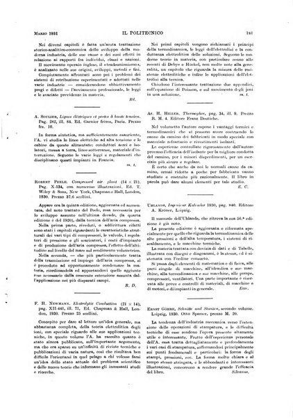 Il politecnico rivista di ingegneria, tecnologia, industria economia, arte