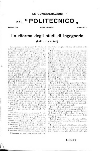 Il politecnico rivista di ingegneria, tecnologia, industria economia, arte