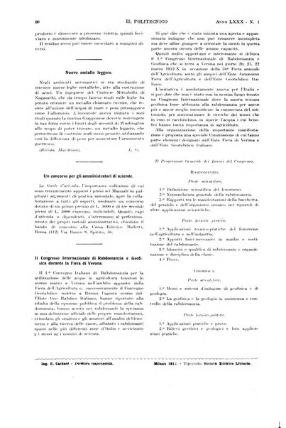 Il politecnico rivista di ingegneria, tecnologia, industria economia, arte