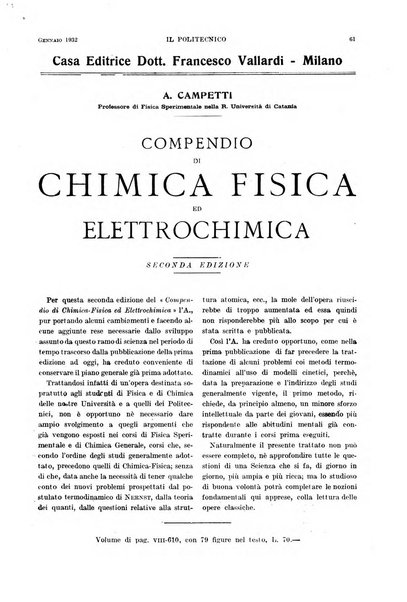 Il politecnico rivista di ingegneria, tecnologia, industria economia, arte