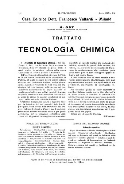 Il politecnico rivista di ingegneria, tecnologia, industria economia, arte