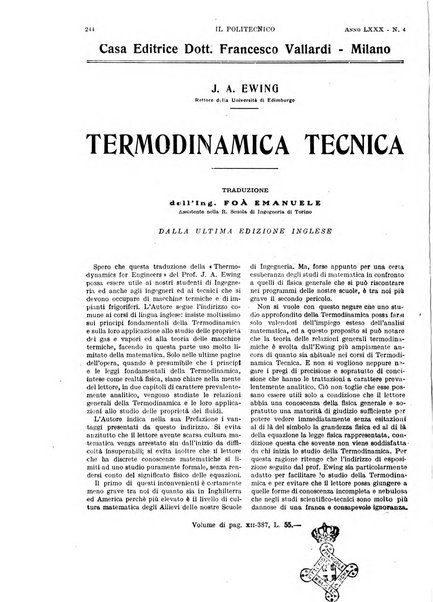 Il politecnico rivista di ingegneria, tecnologia, industria economia, arte