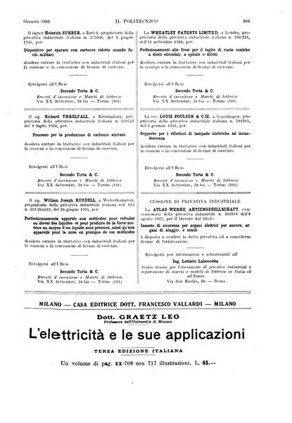 Il politecnico rivista di ingegneria, tecnologia, industria economia, arte