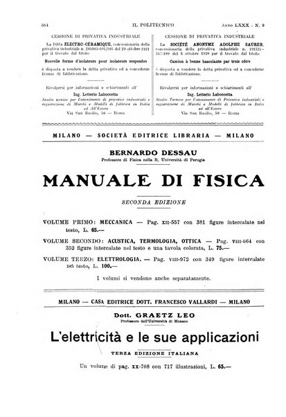 Il politecnico rivista di ingegneria, tecnologia, industria economia, arte