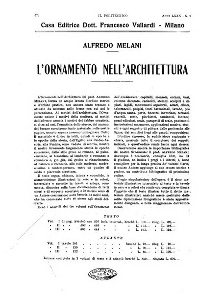 Il politecnico rivista di ingegneria, tecnologia, industria economia, arte