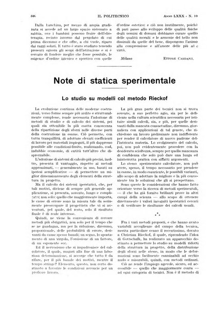 Il politecnico rivista di ingegneria, tecnologia, industria economia, arte