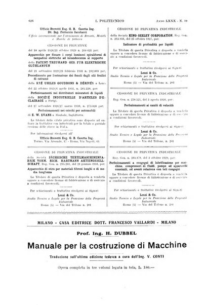 Il politecnico rivista di ingegneria, tecnologia, industria economia, arte