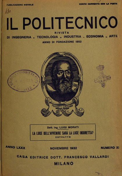 Il politecnico rivista di ingegneria, tecnologia, industria economia, arte