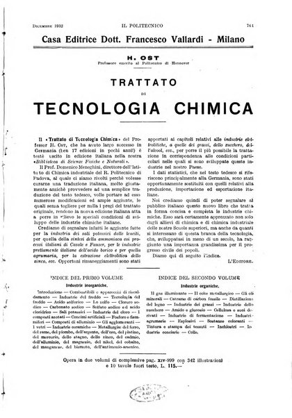 Il politecnico rivista di ingegneria, tecnologia, industria economia, arte