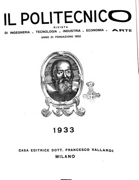 Il politecnico rivista di ingegneria, tecnologia, industria economia, arte