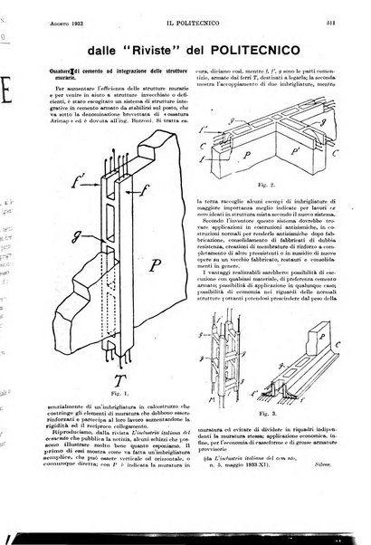 Il politecnico rivista di ingegneria, tecnologia, industria economia, arte