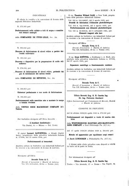 Il politecnico rivista di ingegneria, tecnologia, industria economia, arte