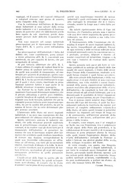 Il politecnico rivista di ingegneria, tecnologia, industria economia, arte