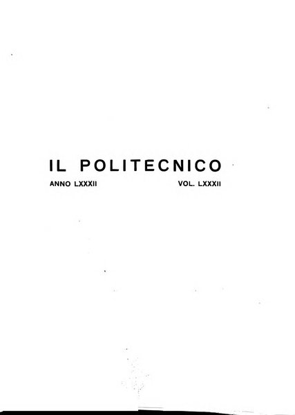 Il politecnico rivista di ingegneria, tecnologia, industria economia, arte