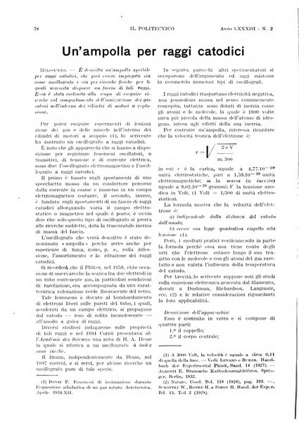 Il politecnico rivista di ingegneria, tecnologia, industria economia, arte