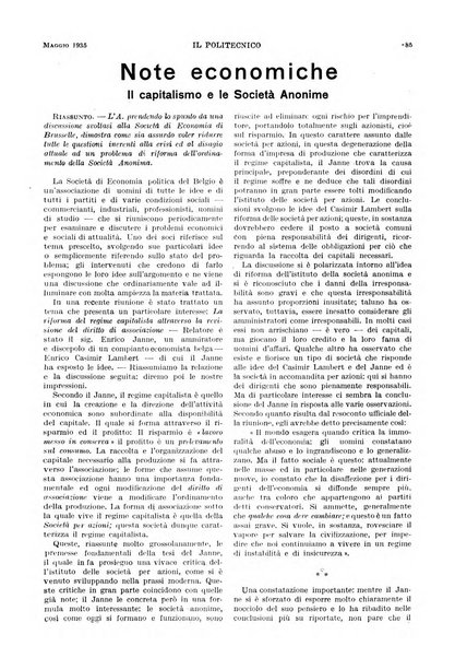 Il politecnico rivista di ingegneria, tecnologia, industria economia, arte