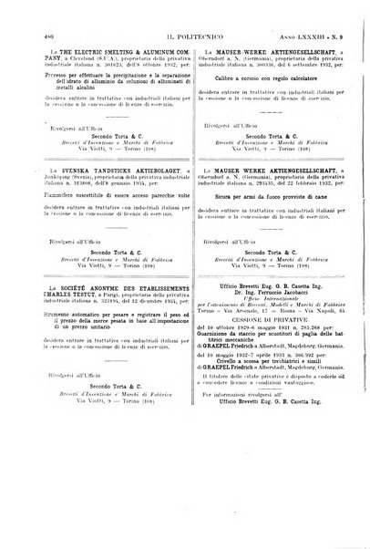 Il politecnico rivista di ingegneria, tecnologia, industria economia, arte