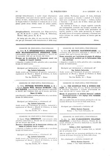 Il politecnico rivista di ingegneria, tecnologia, industria economia, arte