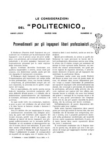 Il politecnico rivista di ingegneria, tecnologia, industria economia, arte