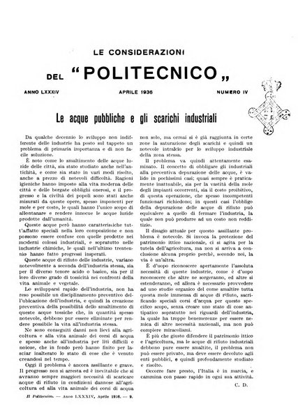 Il politecnico rivista di ingegneria, tecnologia, industria economia, arte