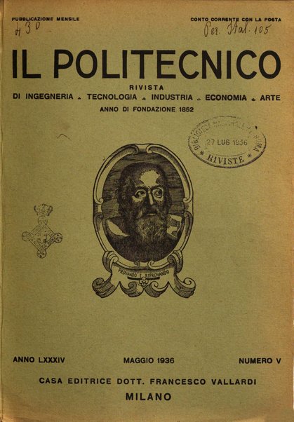 Il politecnico rivista di ingegneria, tecnologia, industria economia, arte