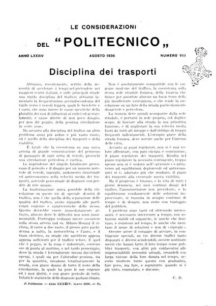 Il politecnico rivista di ingegneria, tecnologia, industria economia, arte