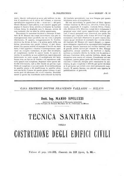 Il politecnico rivista di ingegneria, tecnologia, industria economia, arte