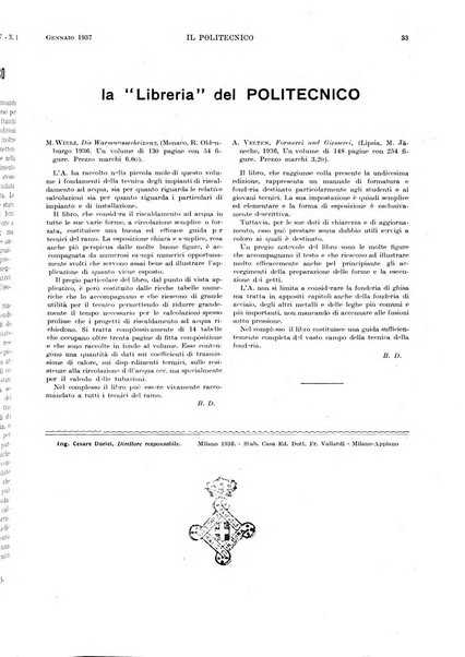 Il politecnico rivista di ingegneria, tecnologia, industria economia, arte